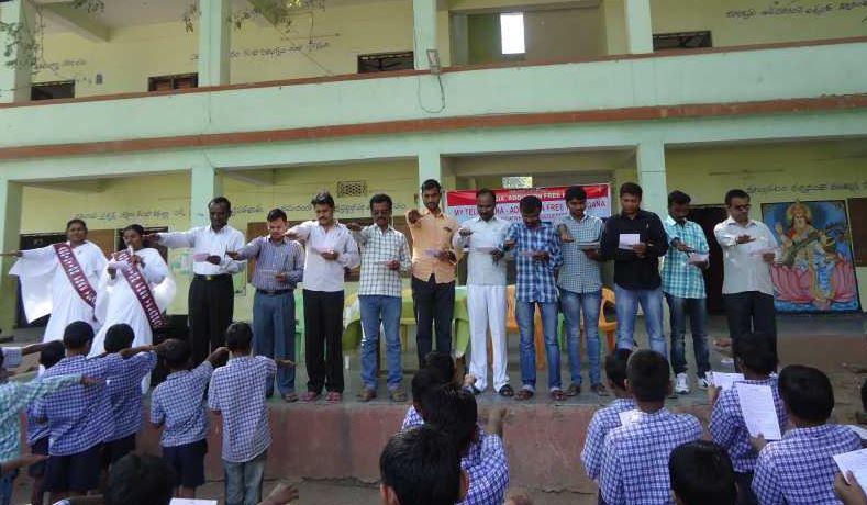 Addiction free Telangana Campaign Organized by Medical Wing of Brahma Kumaris